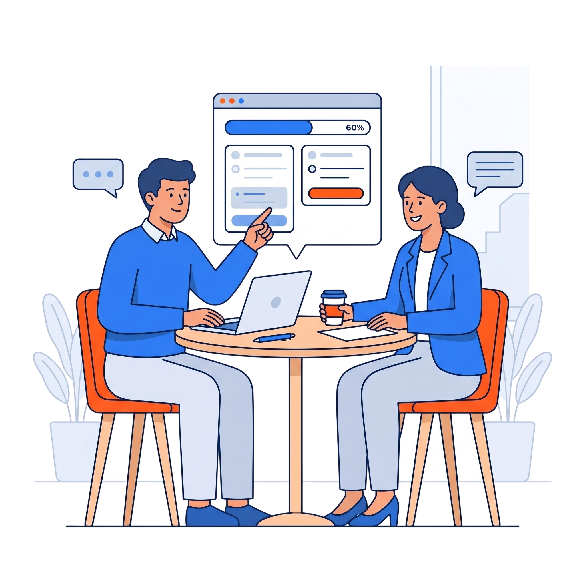 La cible répond au questionnaire interactif LeadSeed